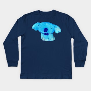 Blue Watercolor Koala Kids Long Sleeve T-Shirt